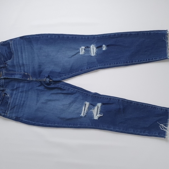 Levi's 721 High Rise Skinny Ankle Distressed Jeans - Picture 3 of 14